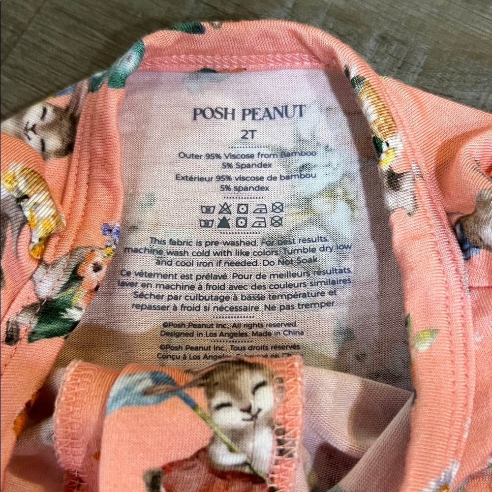 Posh Peanut bunny top size 2T - Picture 3 of 8